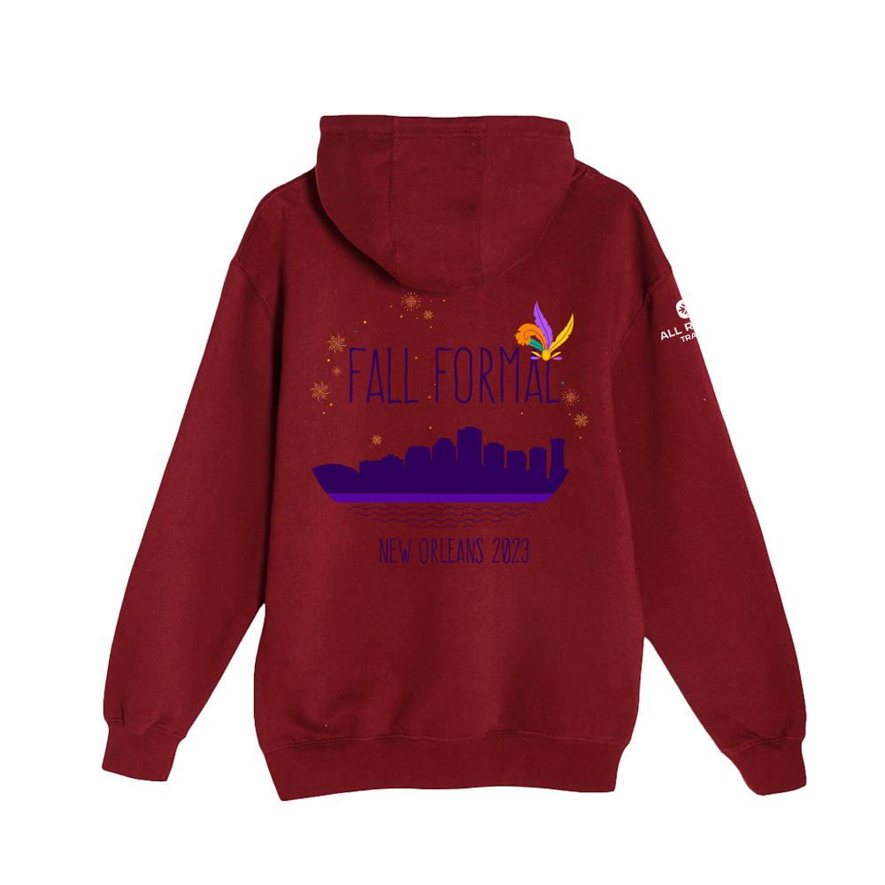 Fall Formal '23 New Orleans - "Skyline" Premium Unisex Hooded Pocket Sweatshirt