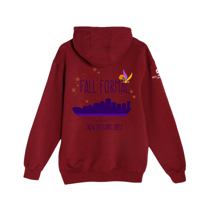 Fall Formal '23 New Orleans - "Skyline" Premium Unisex Hooded Pocket Sweatshirt