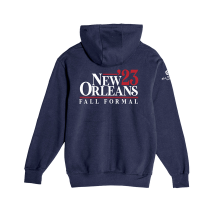 Fall Formal '23 New Orleans - "News" Premium Unisex Hooded Pocket Sweatshirt