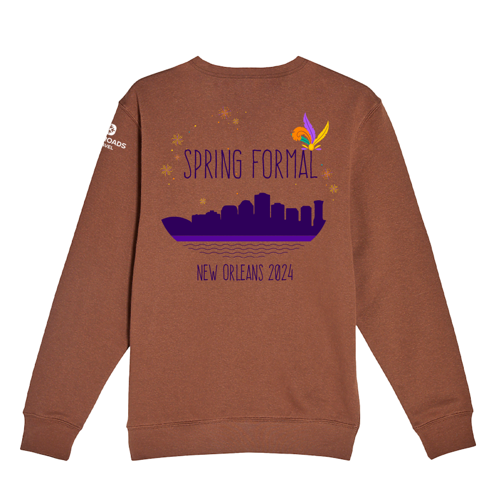 Spring Formal '24 New Orleans - "Skyline" Premium Unisex Crewneck Sweatshirt