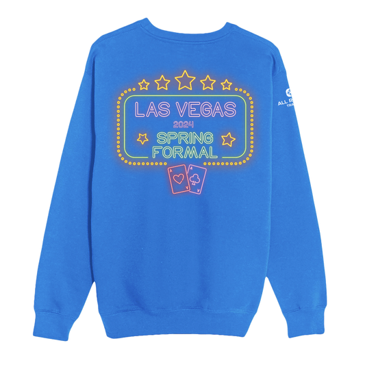 Spring Formal '24 Las Vegas - "Neon Sign" Premium Unisex Crewneck Sweatshirt