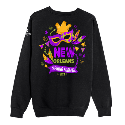 Spring Formal '24 New Orleans - "Masquerade" Premium Unisex Crewneck Sweatshirt