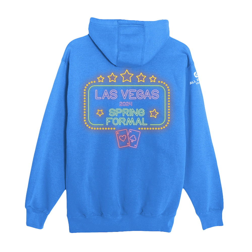 Spring Formal '24 Las Vegas - "Neon Sign" Premium Unisex Hooded Pocket Sweatshirt