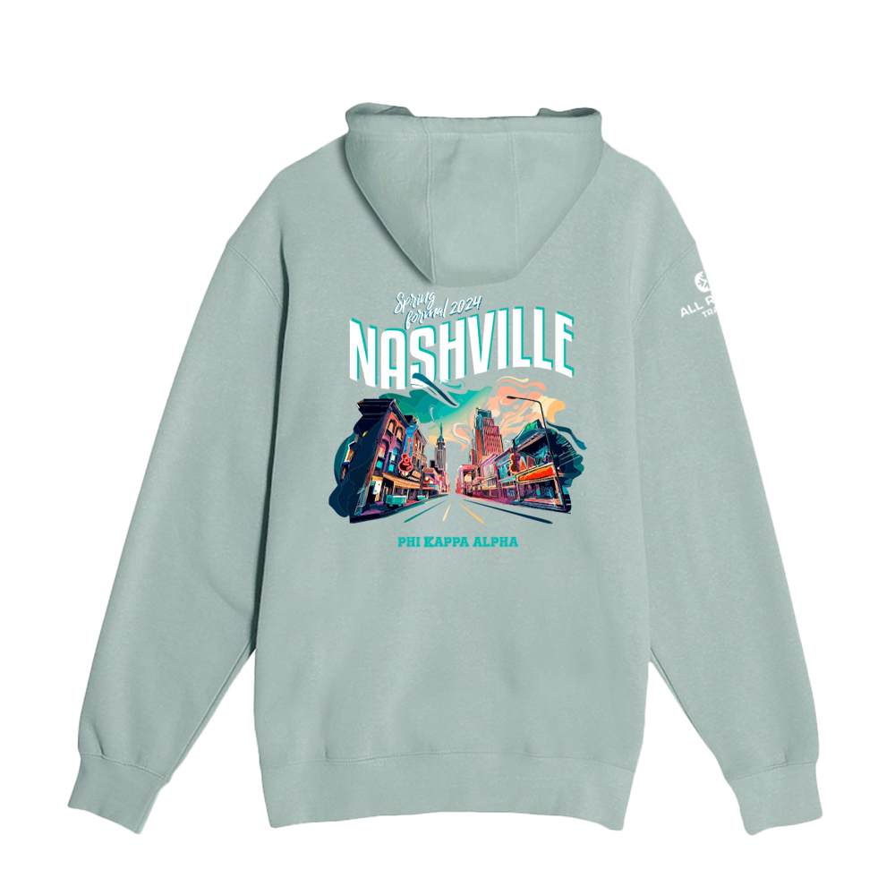 Spring Formal '24 Nashville - "City" Premium Unisex Hooded Pocket Sweatshirt